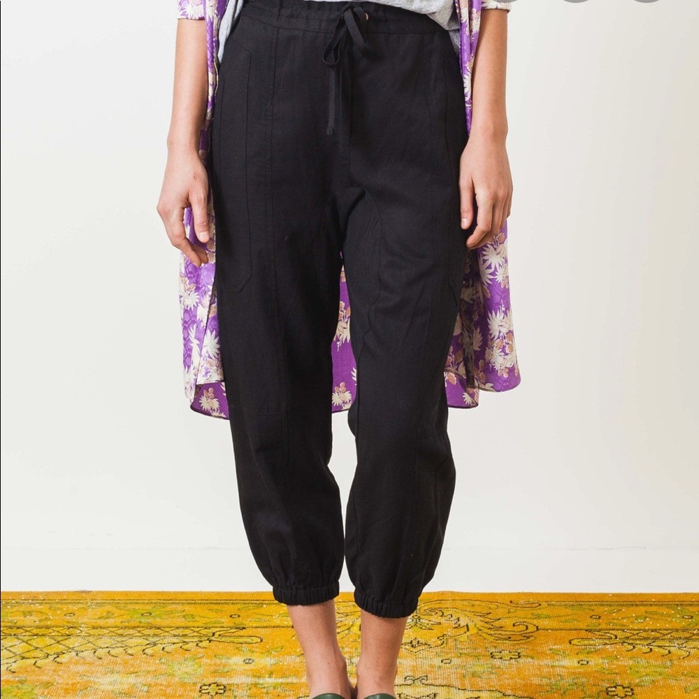 Ulla Johnson Max Pant in Noir